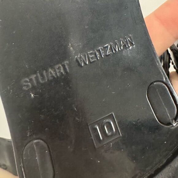 Stuart Weitzman Goldie Pearl Jelly Sandals - Picture 8 of 8